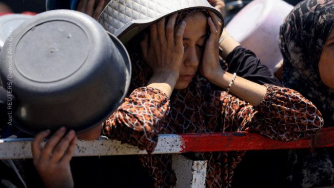 Warga Palestina terdampak perang. [Istimewa]